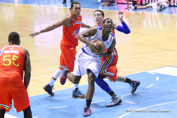 Othyus Jeffers during his lone game for TNT.