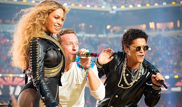 super bowl beyonce coldplay bruno mars