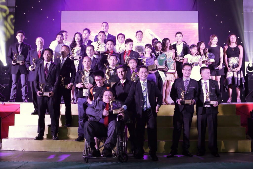 The awardees during the 2016 PSA Awards night. Photo by Tristan Tamayo/INQUIRER.net