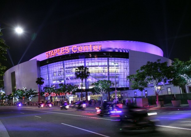 The Staples Center in Los Angeles. AFP File Photo