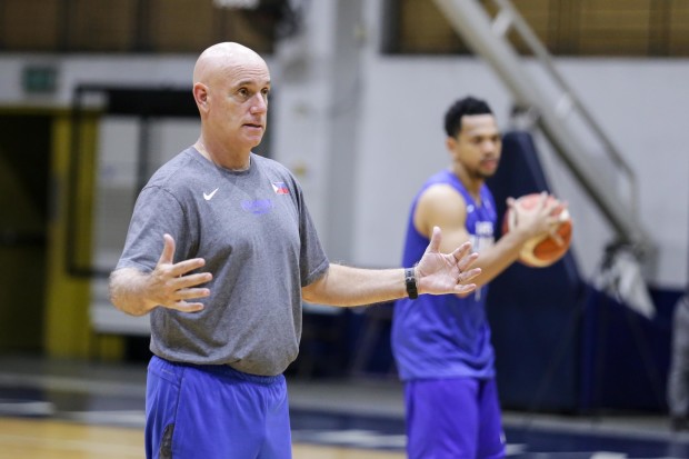Tab Baldwin during Gilas Practice. Photo by Tristan Tamayo/INQUIRER.net