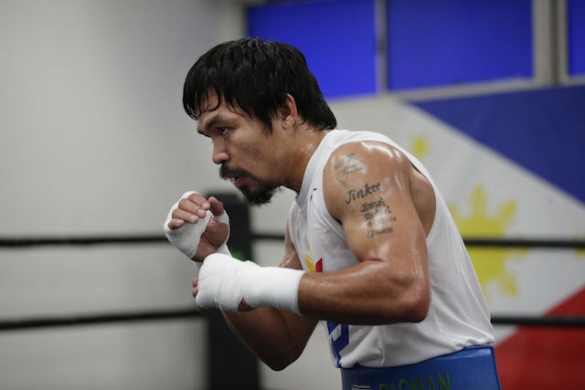 Manny Pacquiao. AP FILE PHOTO