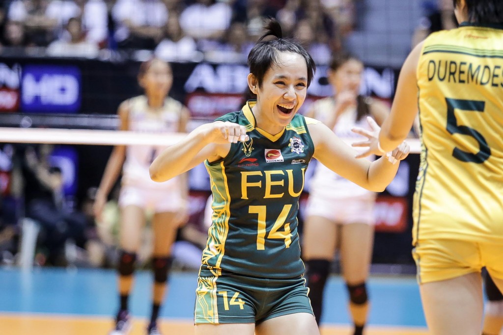 FEU setter Gyzelle Sy. TRISTAN TAMAYO/INQUIRER.net
