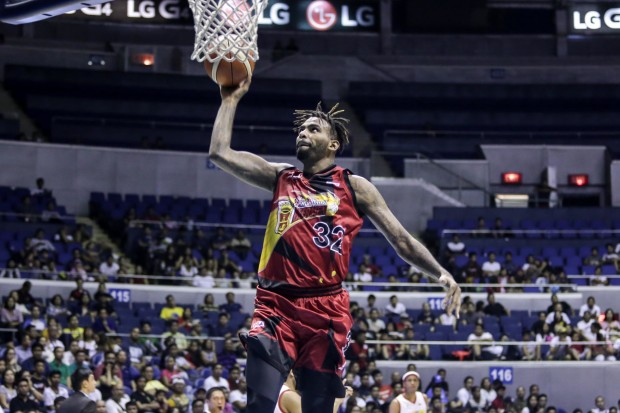 San Miguel import Tyler Wilkerson. Photo by Tristan Tamayo/INQUIRER.net