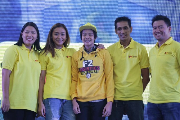 Ara Galing no. 1 overall pick by F2 Logistics. Photo by Tristan Tamayo/INQUIRER.net