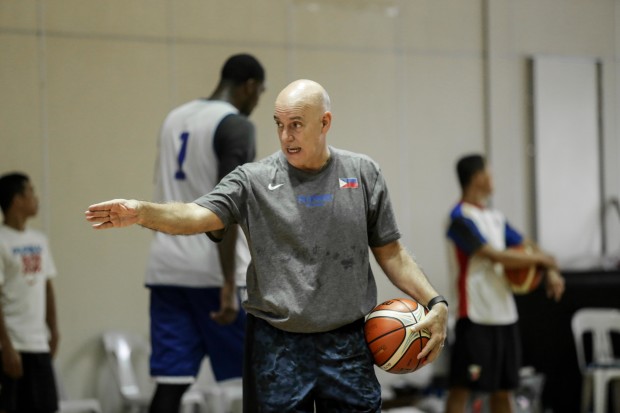 Gilas Pilipinas head coach Tab Baldwin. Tristan Tamayo/INQUIRER.net