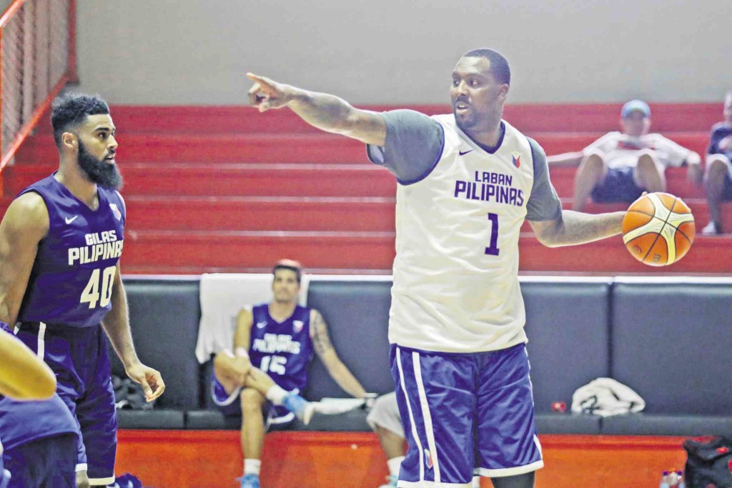 GILAS practices have perked up since the arrival of Andray Blatche, the naturalized big man who may end up leading a team of young hotshots in the future. TRISTAN TAMAYO/INQUIRER.NET