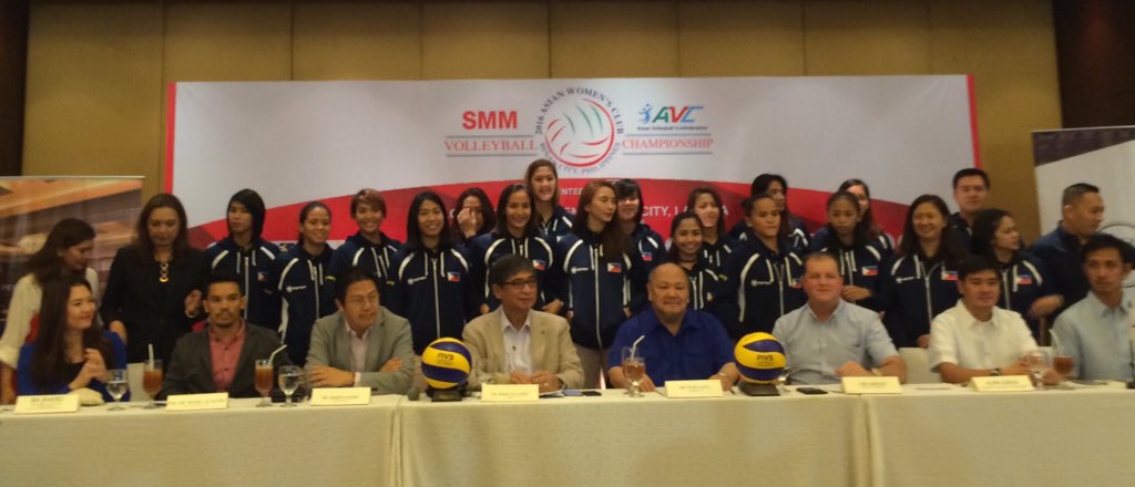 Foton Pilipinas team members to the AVC Club championships. Photo by Marc Reyes
