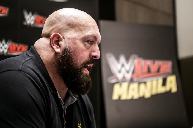 WWE Superstar Big Show answers questions during INQUIRER's 1on1 interview Tuesday. Photo by Tristan Tamayo/INQUIRER.net