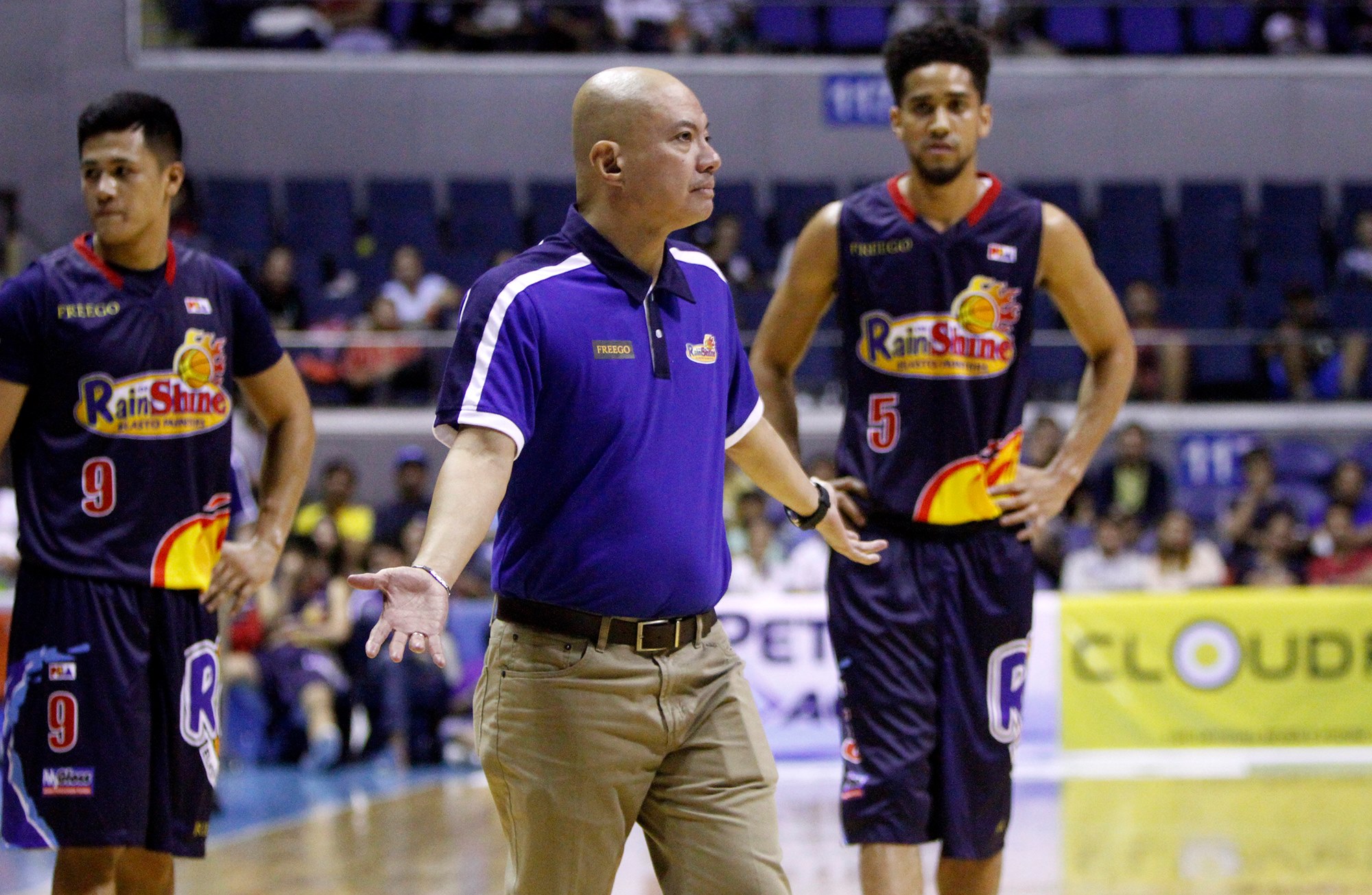 Former Rain or Shine coach and now NLEX mentor Yeng Guiao. PBA IMAGES