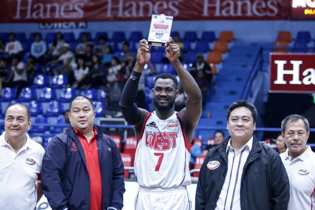 NCAA All-Star MVP Bright Akhuetie. Photo by Tristan Tamayo/INQUIRER.net