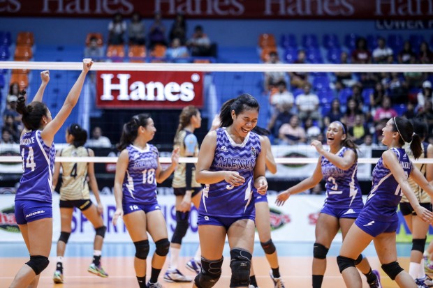 Ateneo Lady Eagles. Photo by Tristan Tamayo/INQUIRER.net