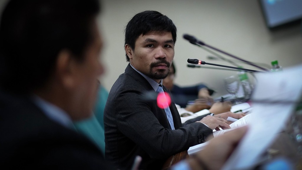 Senator Manny Pacquiao. PHOTO FROM SENATE'S FACEBOOK ACCOUNT