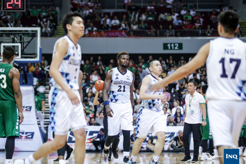 Adamson Falcons. Photo by Tristan Tamayo/INQUIRER.net