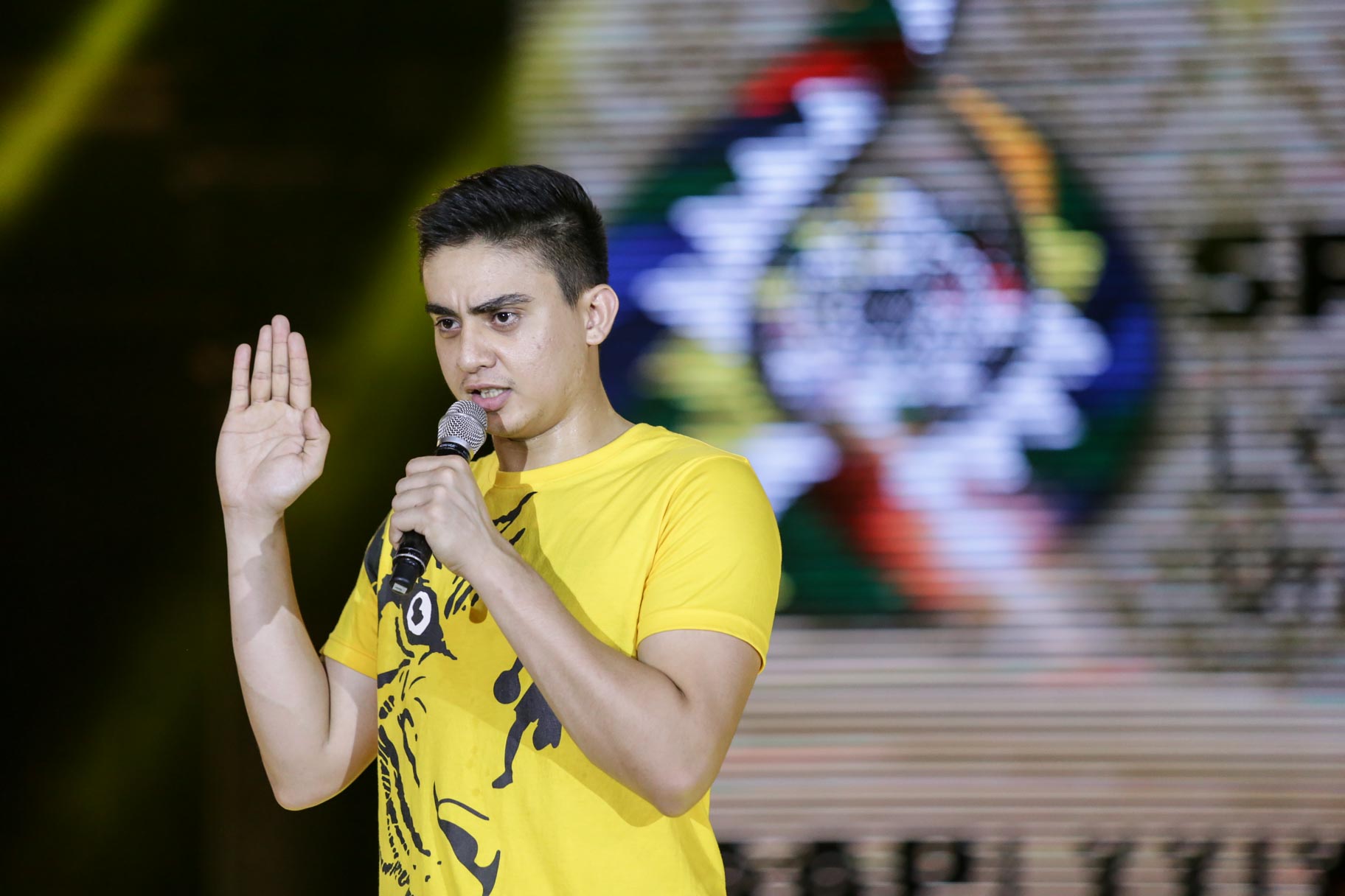 UAAP Season 79 opening ceremonies at the UST campus in Manila. Photo by Tristan Tamayo/INQUIRER.net