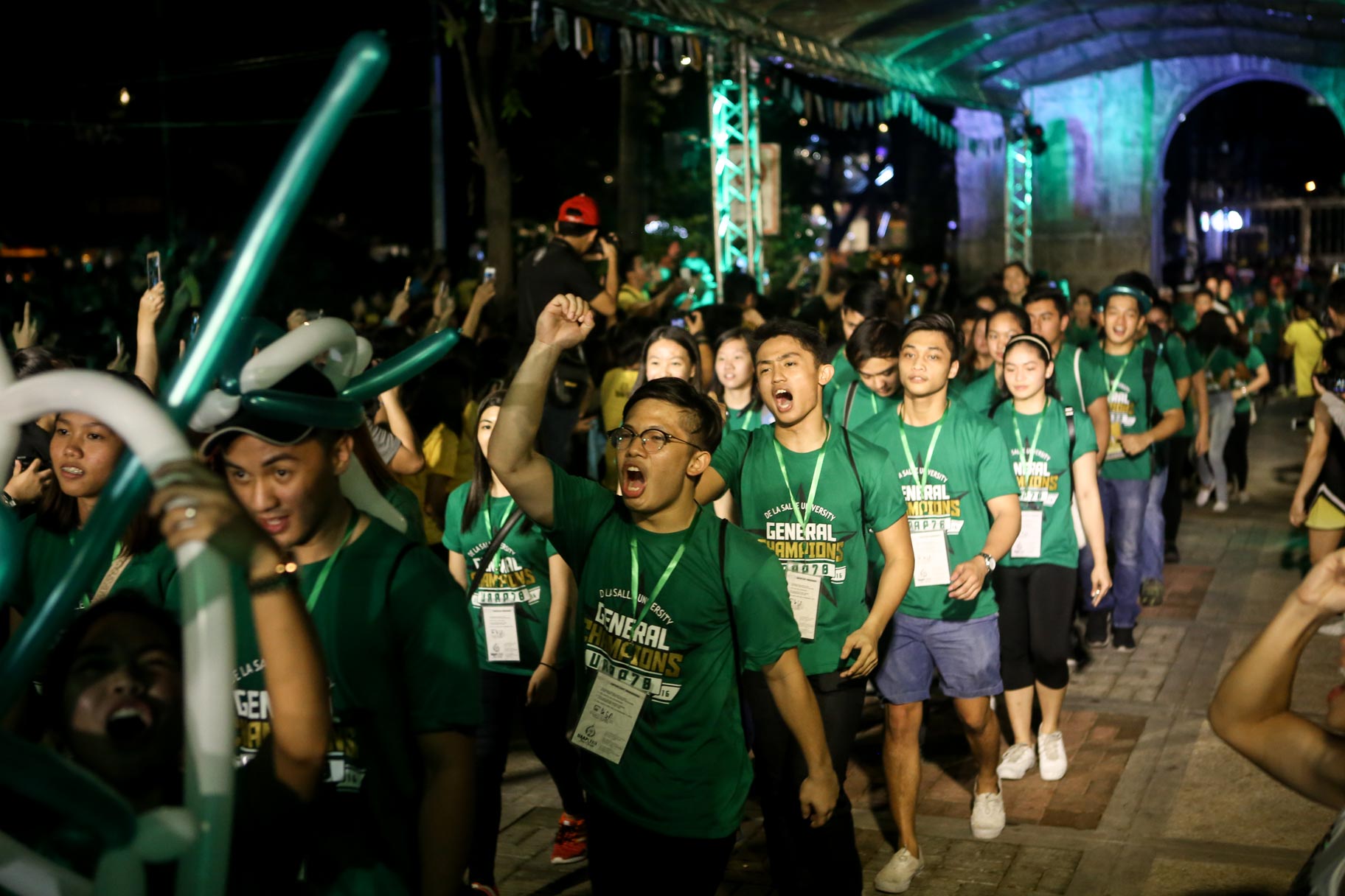 UAAP Season 79 opening ceremonies at the UST campus in Manila. Photo by Tristan Tamayo/INQUIRER.net