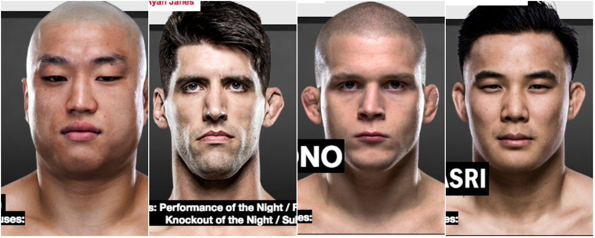 Photos from UFC.com.