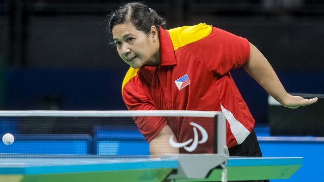 Josephine Medina wins the bronze medal in the women's individual table tennis - Class 8 at the 2016 Rio Paralympic Games. Photo by ITTF website  