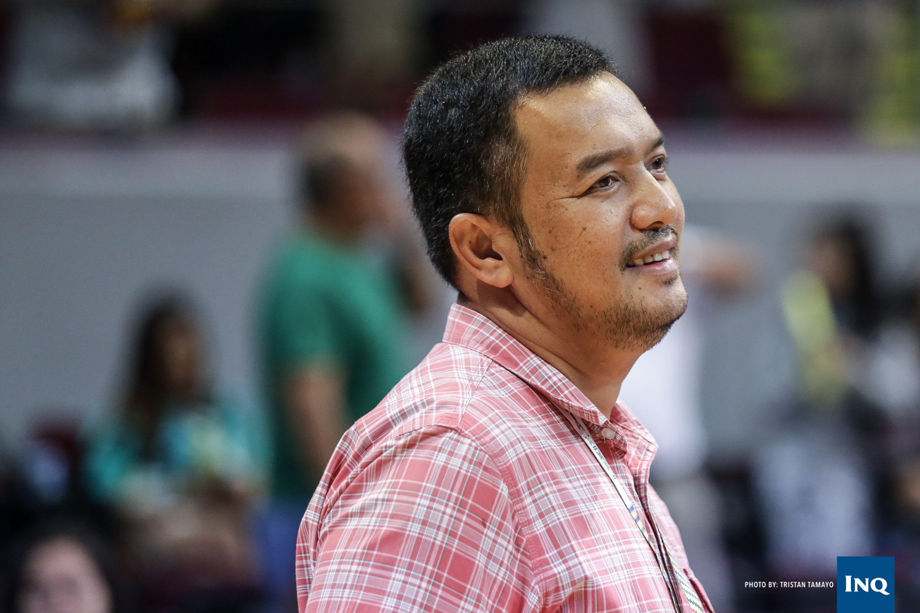 UP head coach Bo Perasol after the Maroons beat Ateneo for the first time in seven years. Photo by Tristan Tamayo/INQUIRER.net