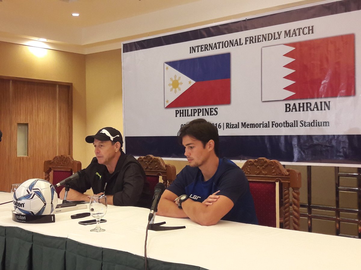 Azkals coach Thomas Dooley and Phil Younghusband say team needs to win games vs Bahrain, North Korea to gain confidence ahead of Suzuki Cup. Photo by Cedelf Tupas