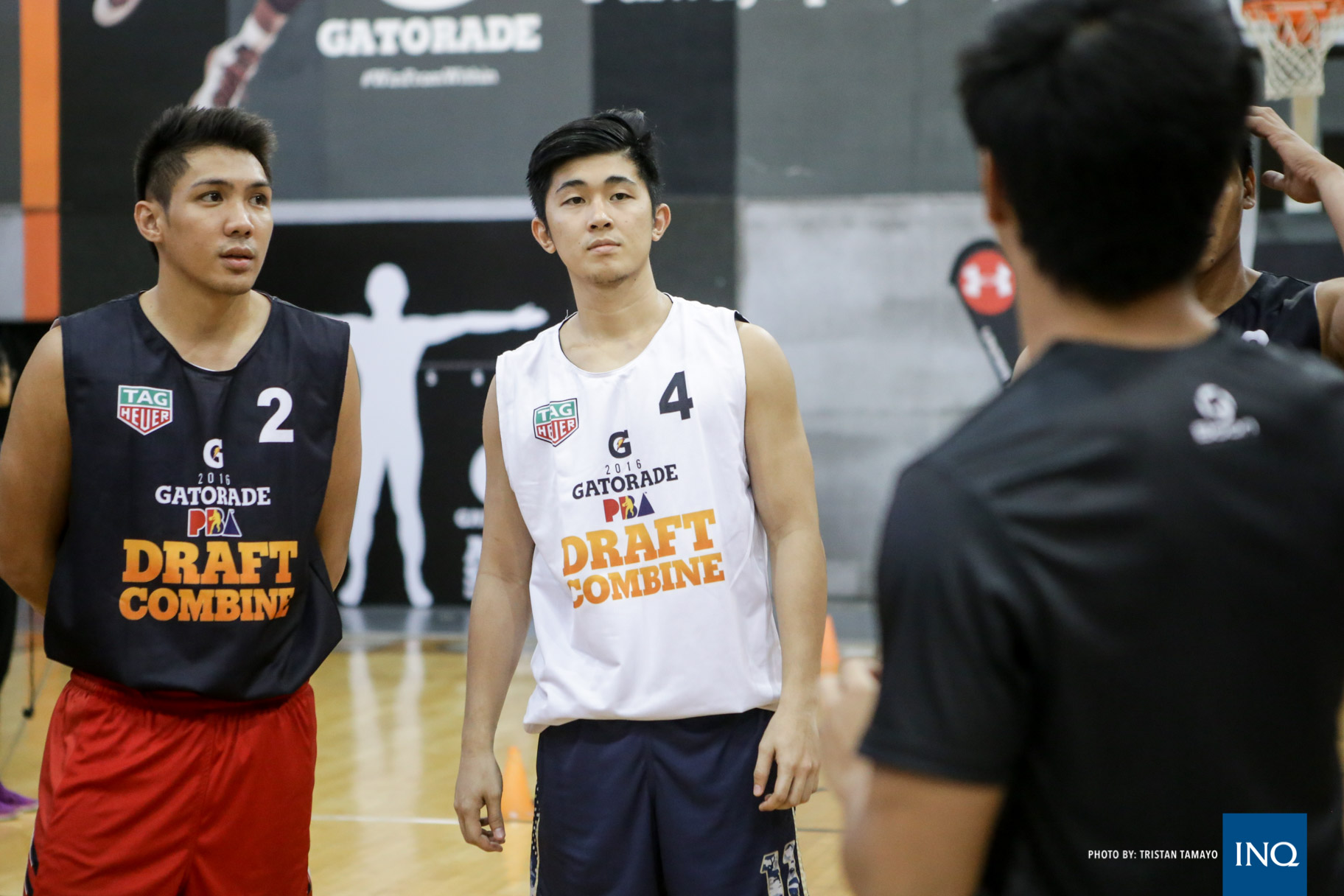 Pao Javellona at the 2016 PBA Rookie Draft Combine. Photo by Tristan Tamayo/INQUIRER.net