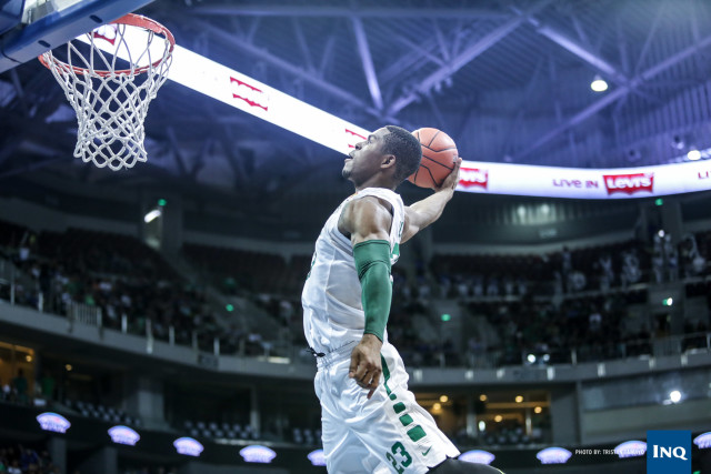 FILE PHOTO: La Salle's Ben Mbala. Photo by Tristan Tamayo/INQUIRER.net