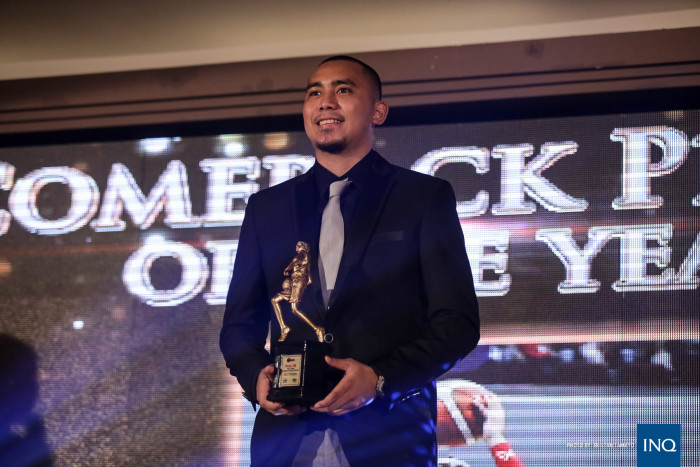 Comeback Player of the Year: Paul Lee. Tristan Tamayo/INQUIRER.net
