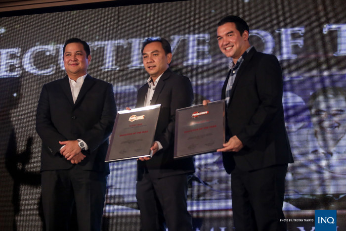 Executive of the Year: Rain of Shine co-owners Raymund Yu and Terry Que. Tristan Tamayo/INQUIRER.net