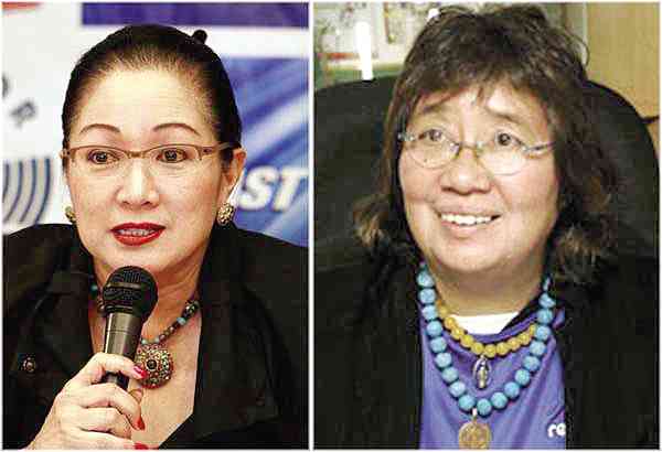 PSI head Mark Joseph (left) does not see eye to eye with PSL’s Susan Papa (right) and former Sen. Nikki Coseteng.