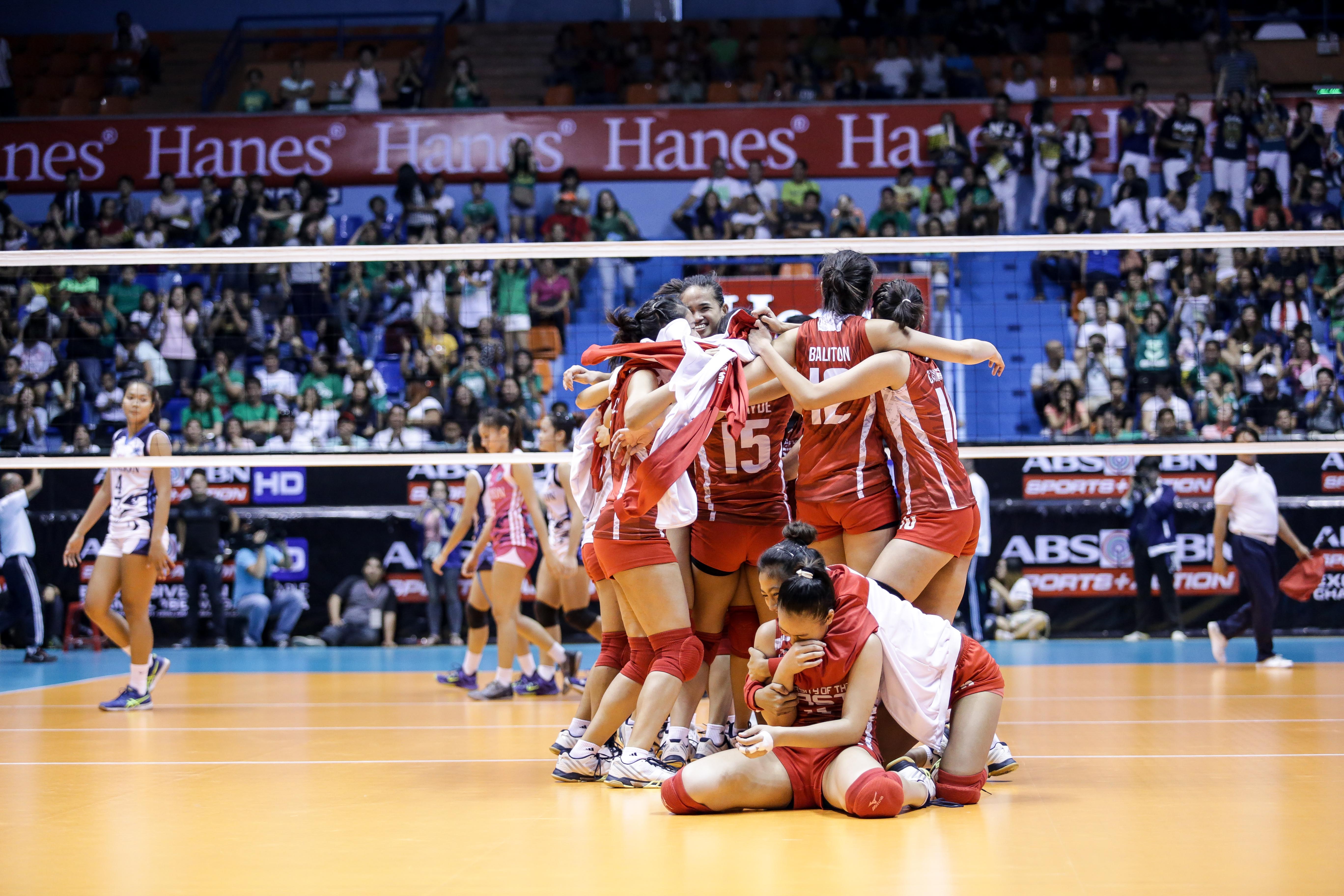 UE Lady Warriors. Photo by Tristan Tamayo/INQUIRER.net