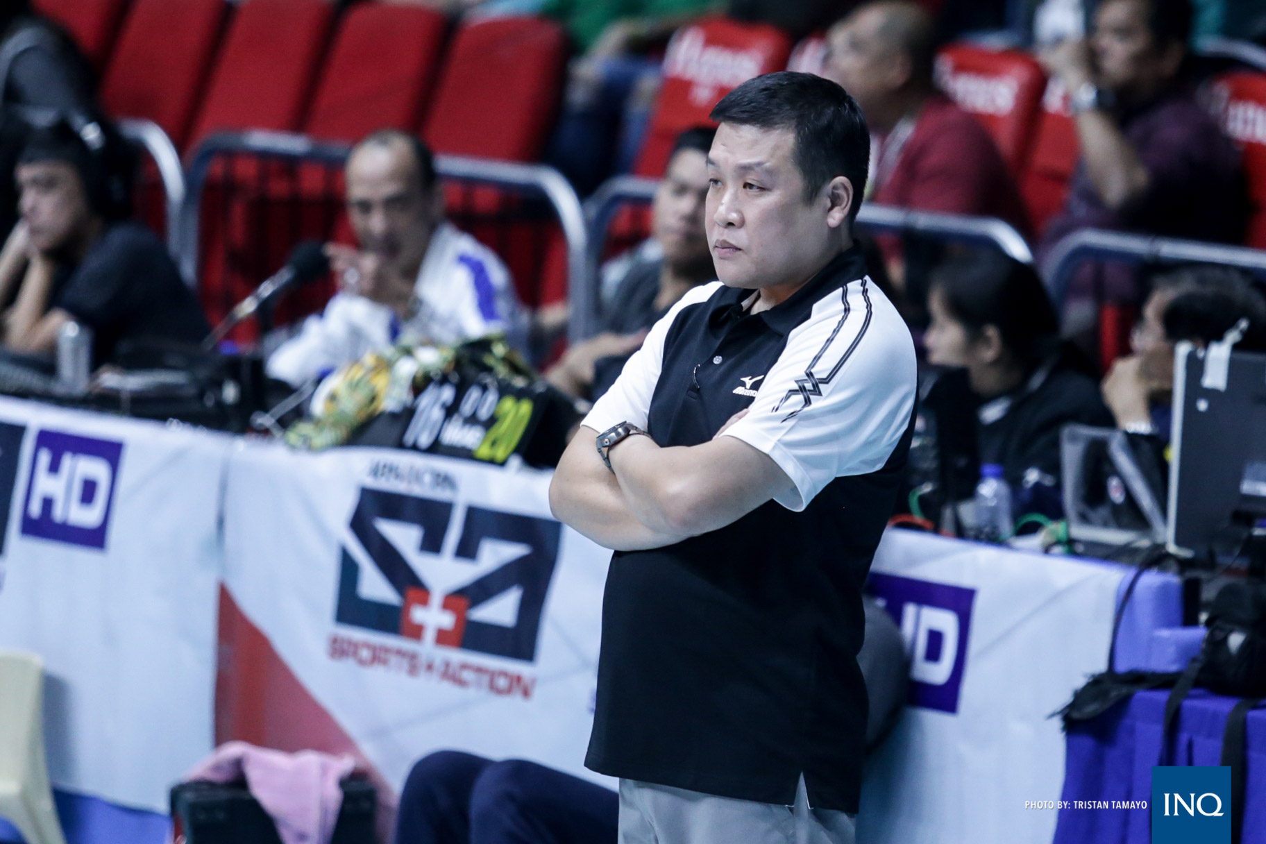 Coach Jerry Yee is the new Adamson coach. 