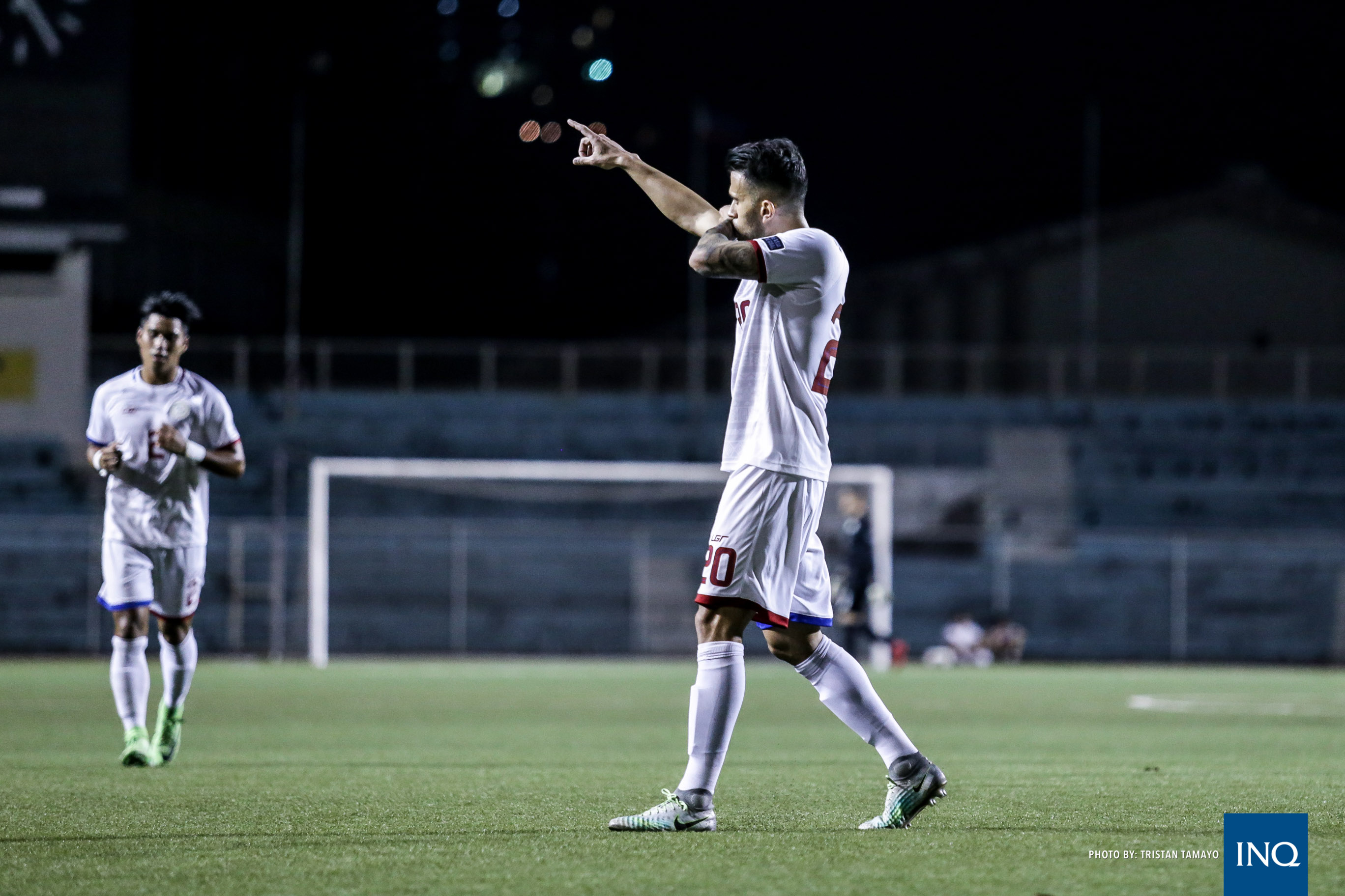 Philippine Azkals vs Nepal in the  2019 AFC Asian Cup qualifiers. Photo by: Tristan Tamayo/Inquirer.net