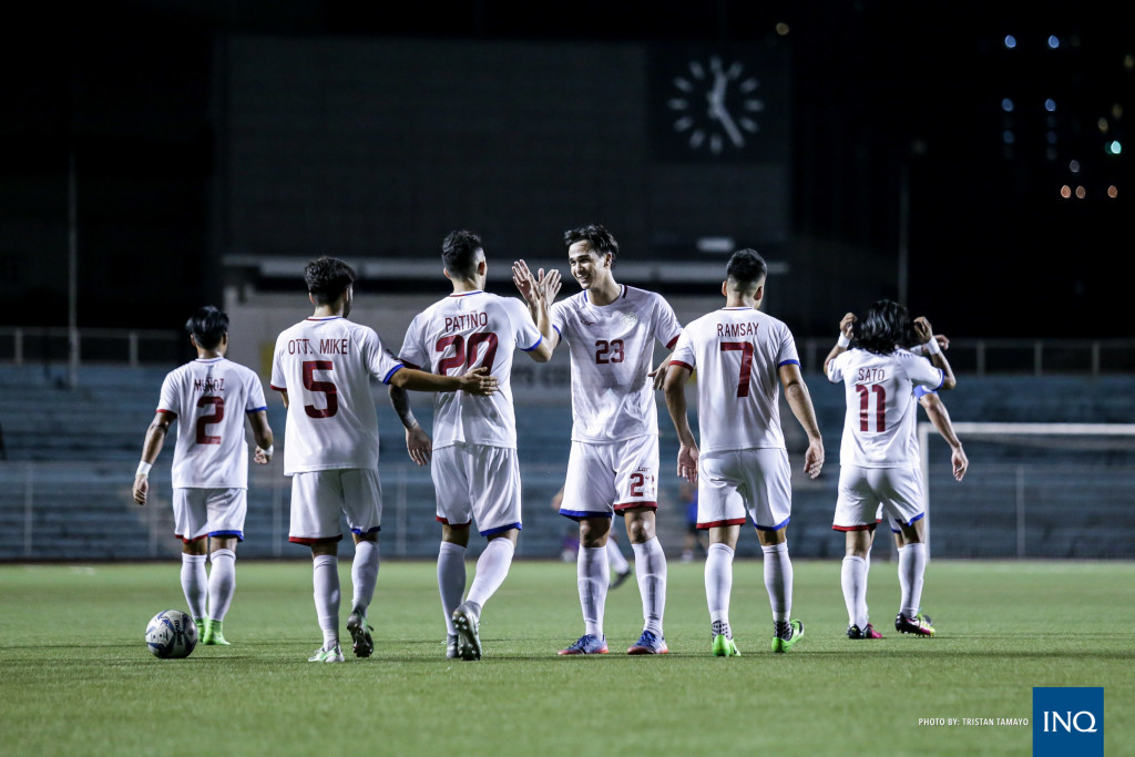 Philippine Azkals vs Nepal in the  2019 AFC Asian Cup qualifiers. Photo by: Tristan Tamayo/Inquirer.net