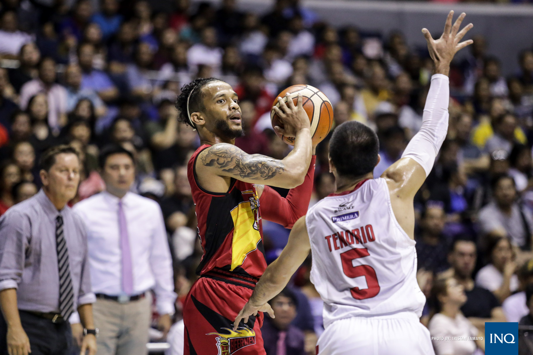 San Miguel's Chris Ross. Photo by Tristan Tamayo/INQUIRER.net