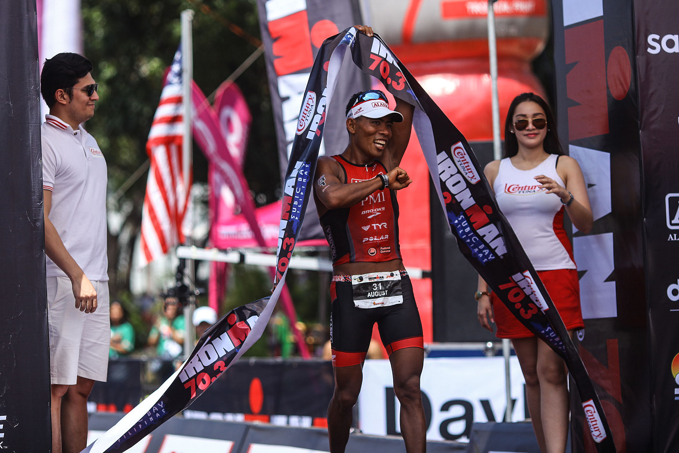 August Benedicto wins the 2017 Century Tuna Ironman 70.3 Subic Bay Asian male elite category. CONTRIBUTED PHOTO