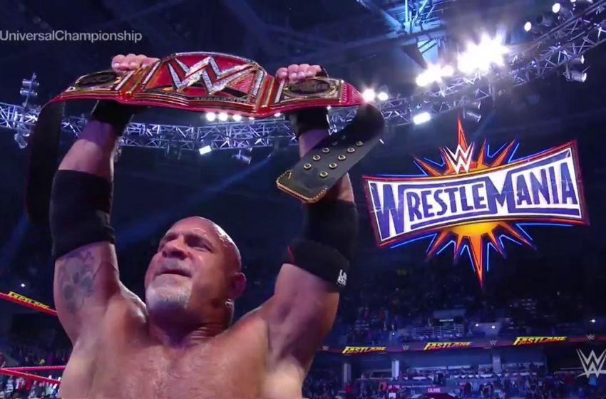 Goldberg will be heading to WrestleMania as the WWE Universal Champion. Photo by WWE.com