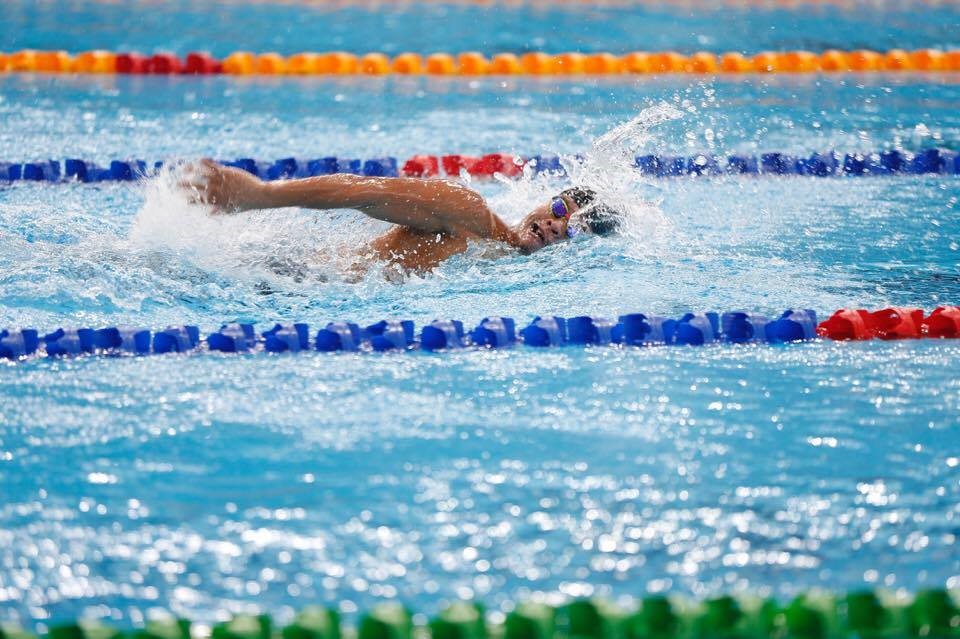 Philippines' Gary Bejino during the Men's 400m Freestyle event. CONTRIBUTED PHOTO/ Janneth Tenorio