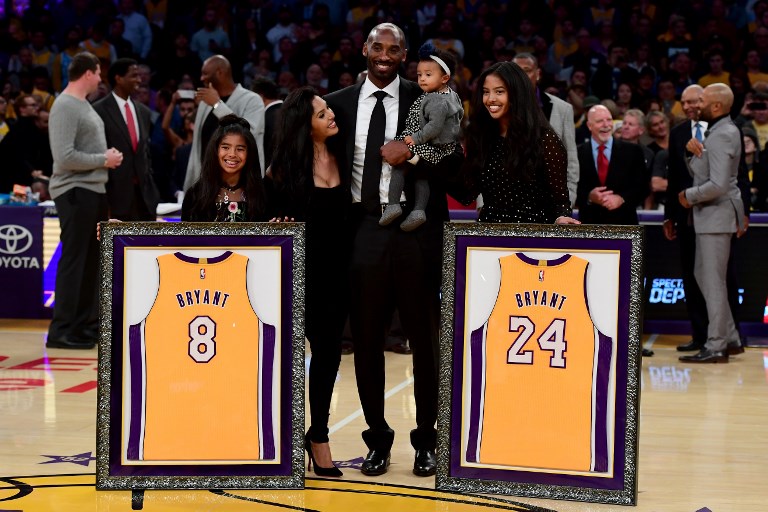 Mamba Basketball NBA Los Angeles Lakers Jersey #8 & #24 Kobe Bryant Medium