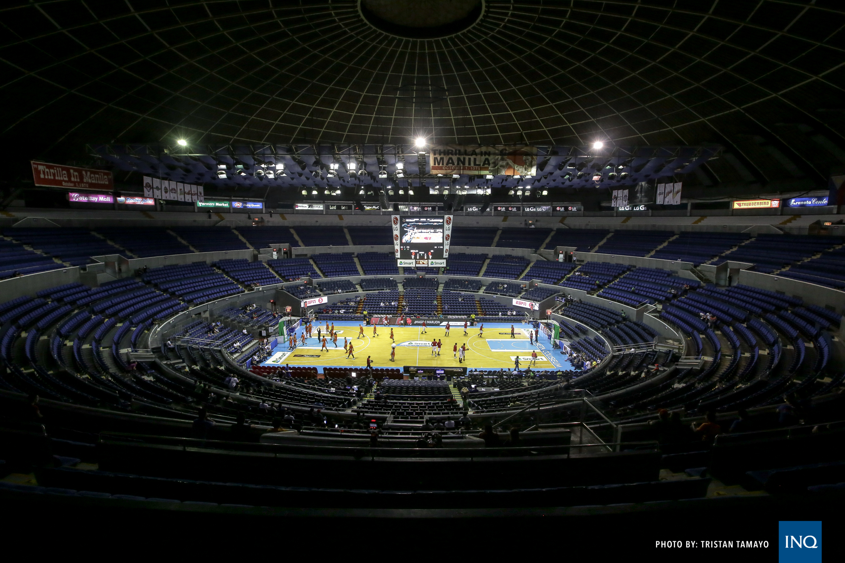 A view from the top the Arantea Coliseum. INQUIRER FILE PHOTO