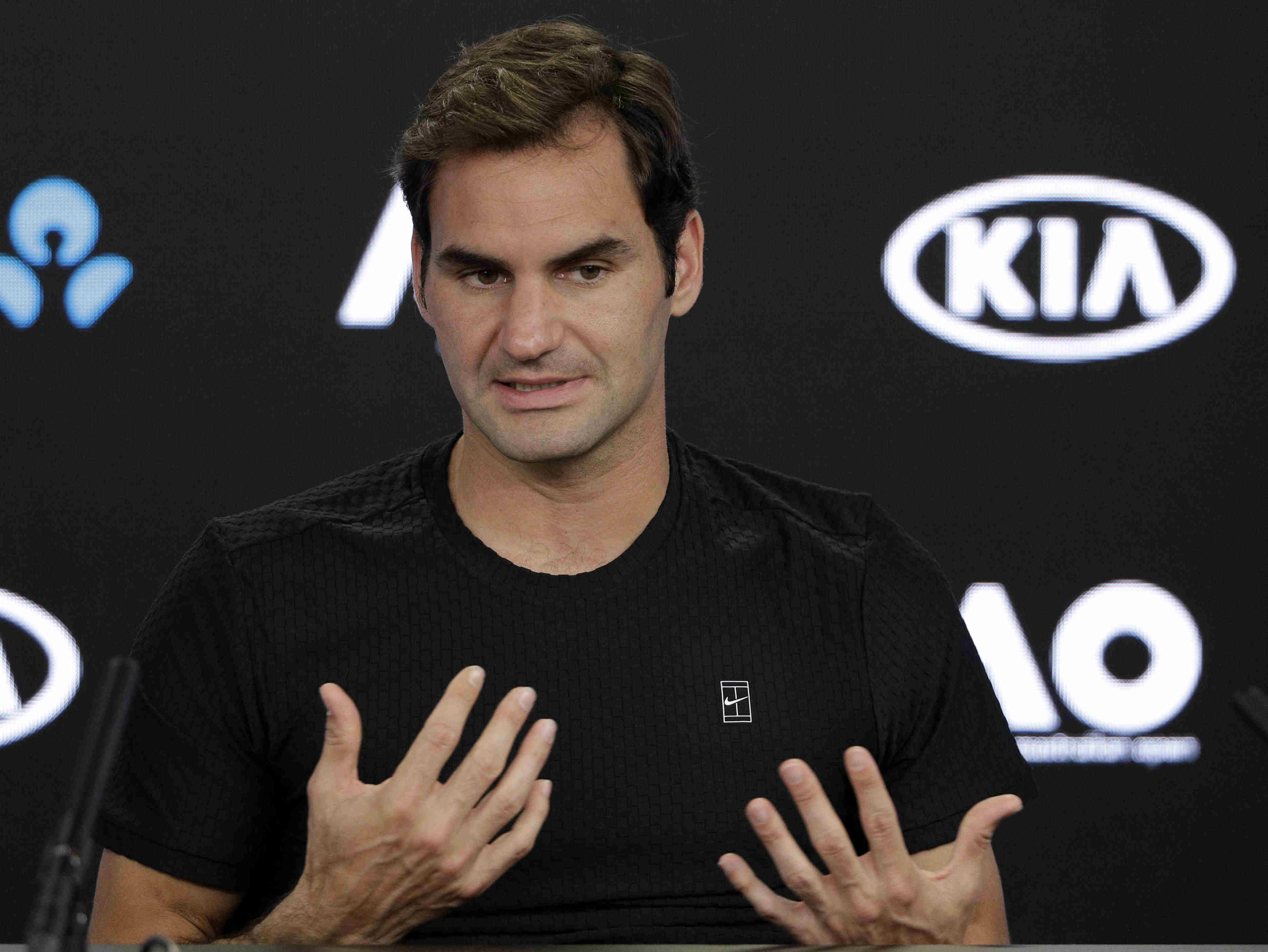 Roger Federer. AP