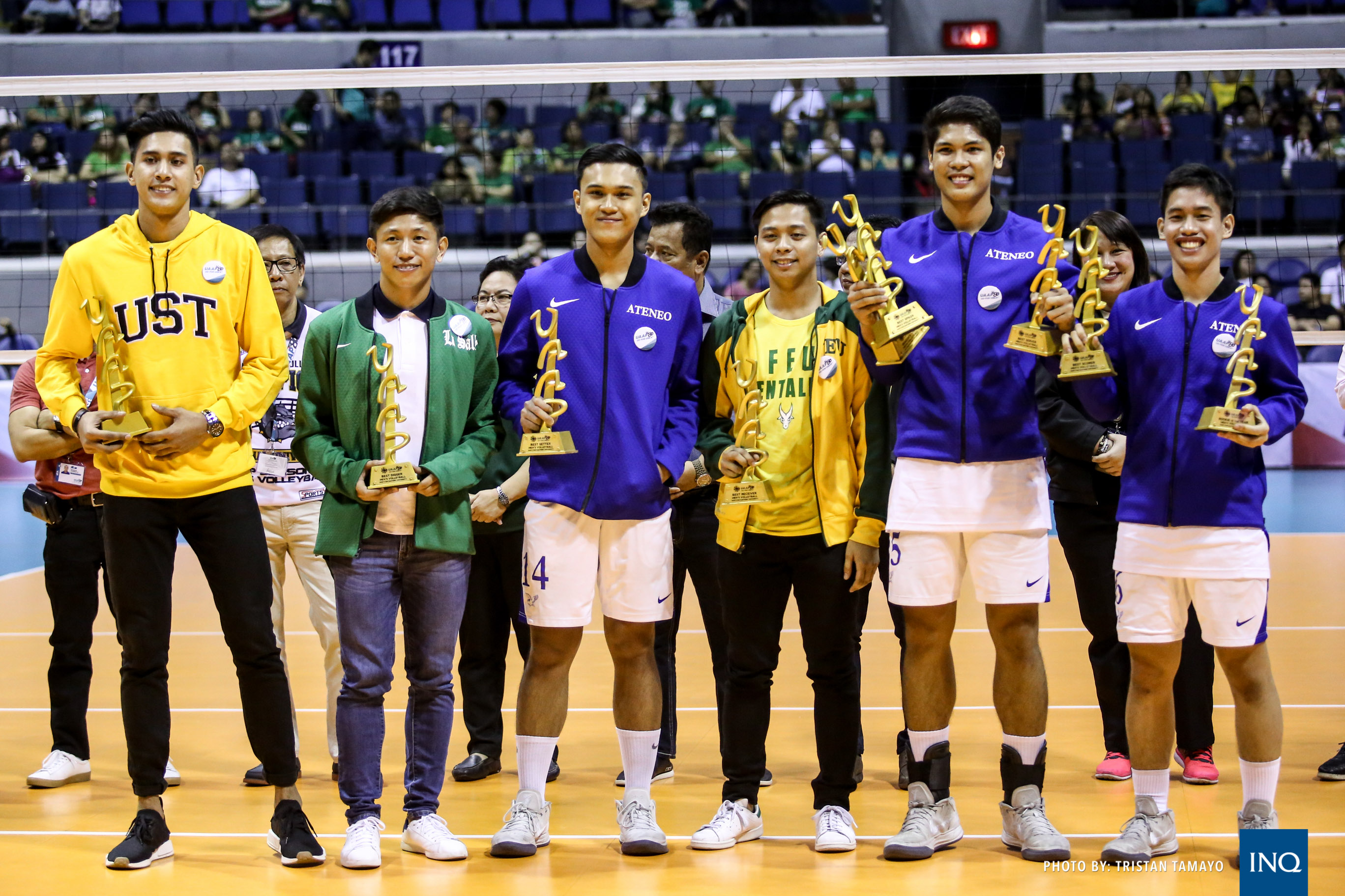 GALLERY: UAAP Season 80 volleyball awardees | Inquirer Sports