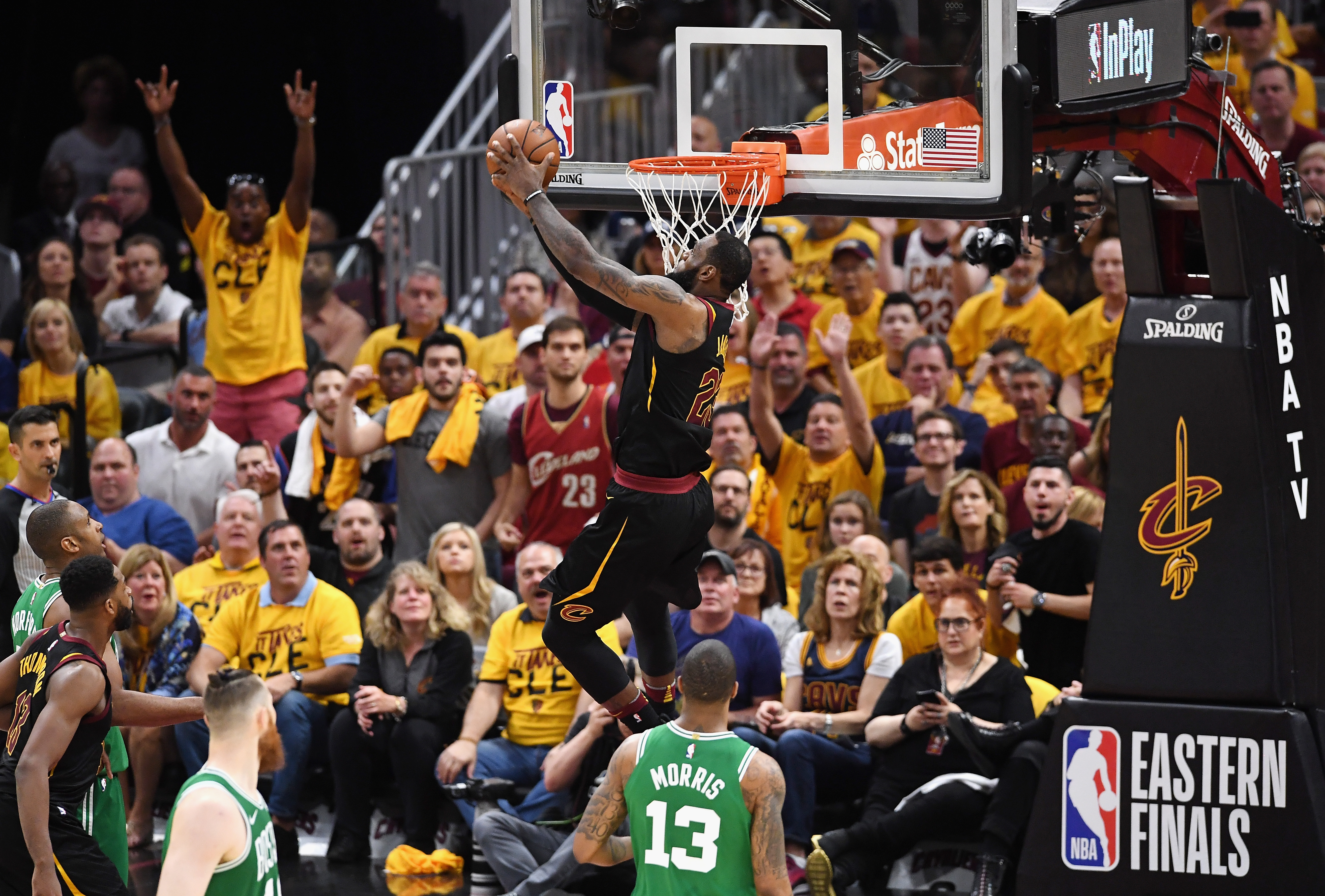 On Time, On Target: LeBron James, Cavs Pound Celtics In Game 3 ...