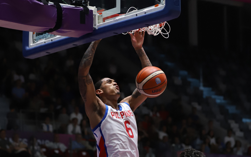 Jordan Clarkson during his stint with the Philippines in the 2018 Asian Games.