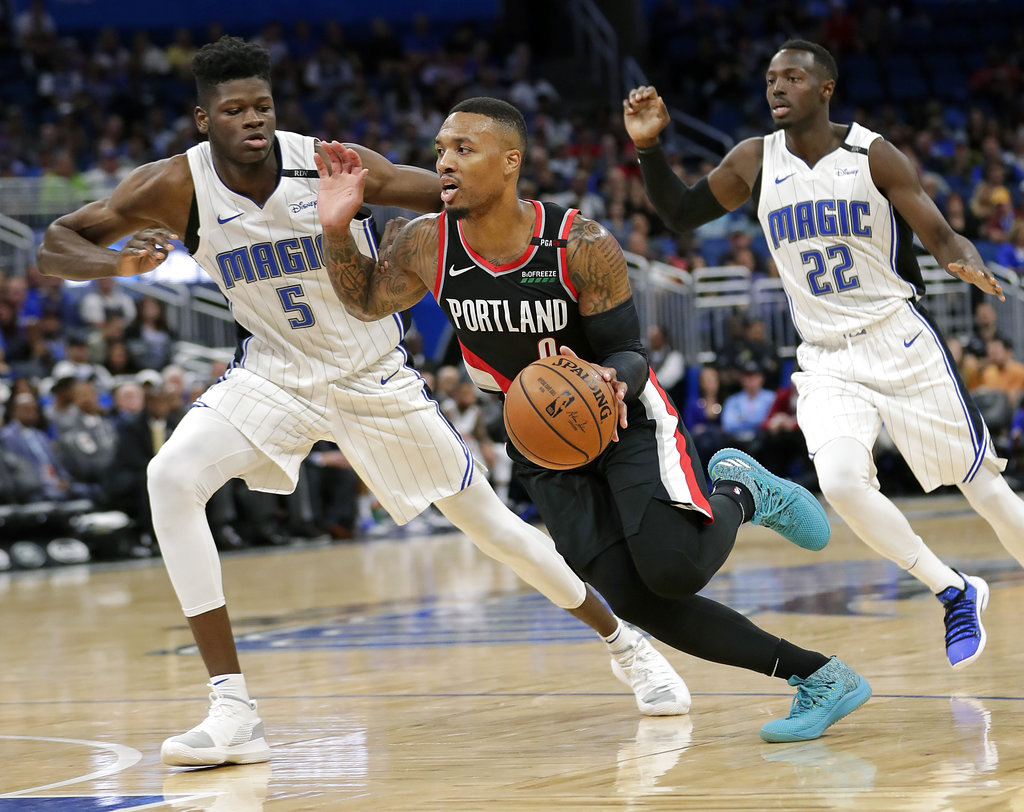 Lillard's 41-point outburst carries Portland past Magic | Inquirer Sports