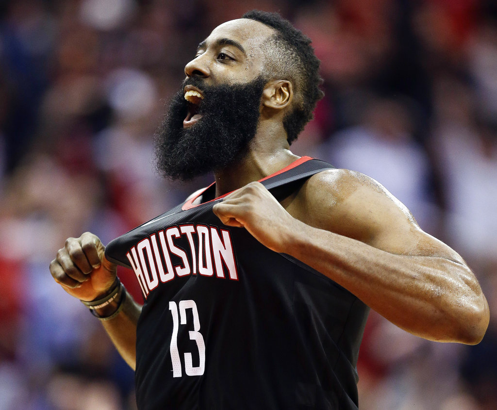 James Harden's 44 Points Lift Rockets - The New York Times