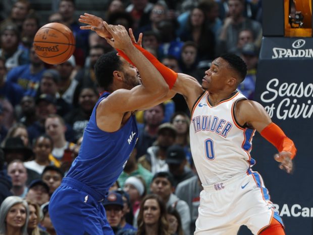 Jamal Murray, Russell Westbrook Tussle As Nuggets Beat Thunder ...