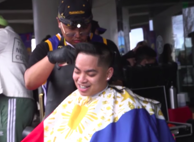 Barbershop slammed for using PH flag as barber capes