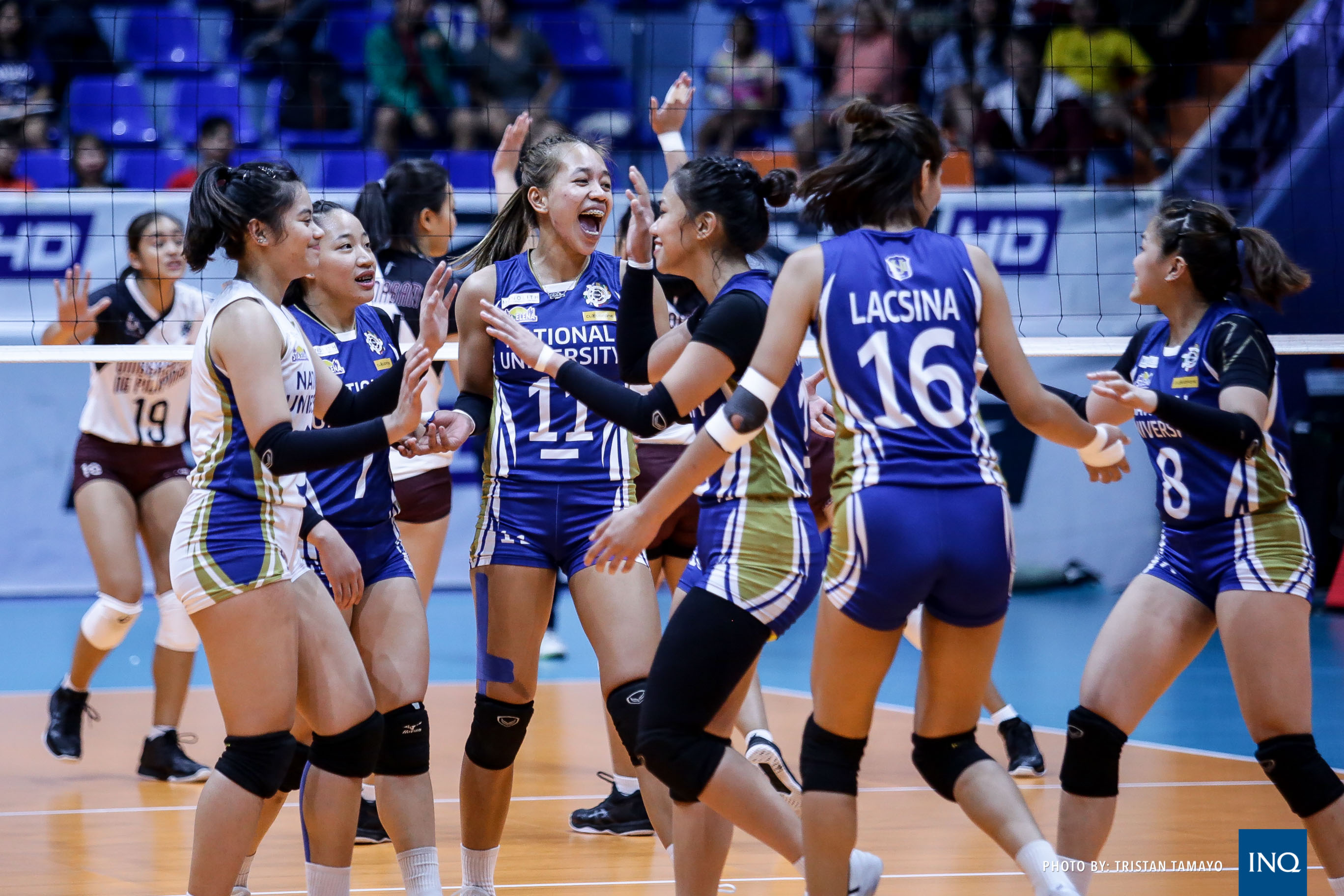 UAAP volleyball Young NU squad pulls off fiveset stunner over UP