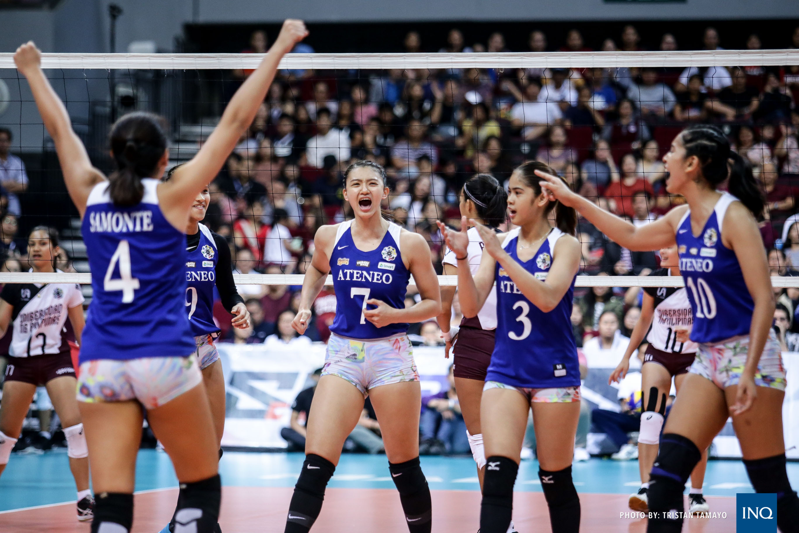 Uaap Volleyball Lady Eagles Swoop In On Lady Maroons For 8th Straight Win Inquirer Sports