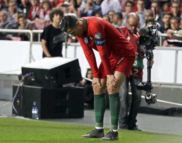 Cristiano Ronaldo not too worried after leg injury in Portugal draw ...